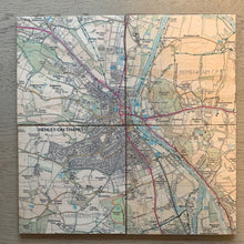 Load image into Gallery viewer, Henley map drinks coasters