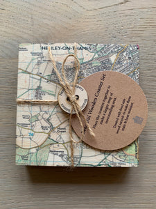 Henley map drinks coasters